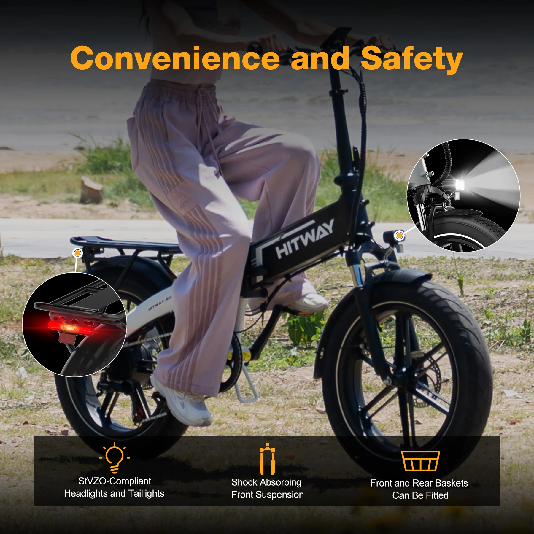 BK10S Folding Electric Bike - Image 3