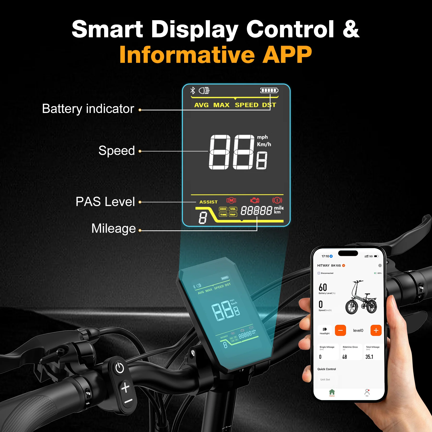 BK10S Folding Electric Bike - Image 5