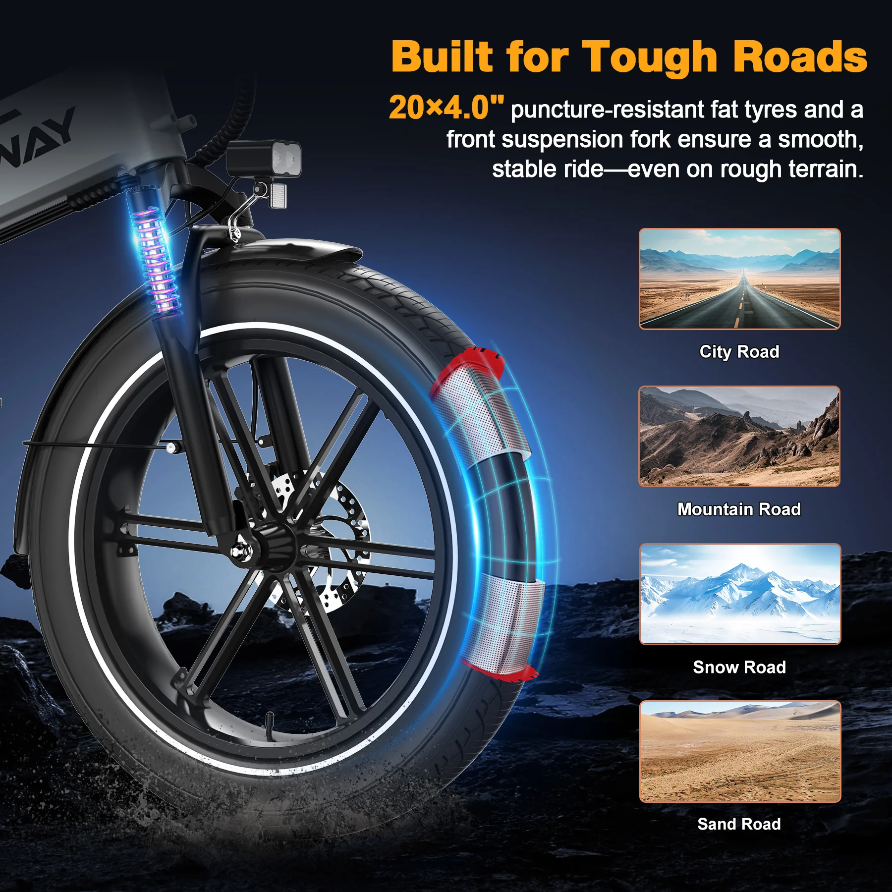 BK10S Folding Electric Bike - Image 6