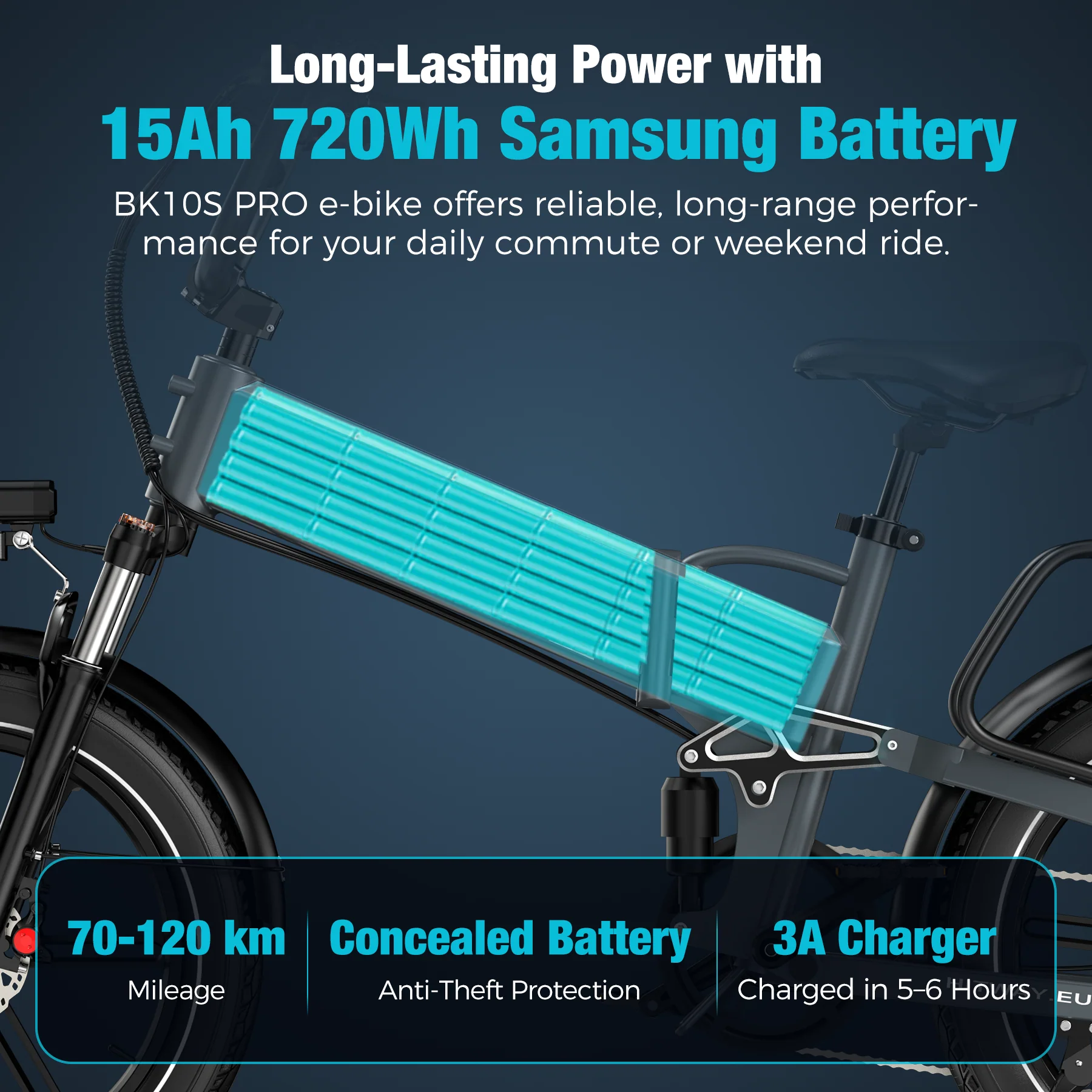 BK10S PRO Folding Electric Bike - Image 5