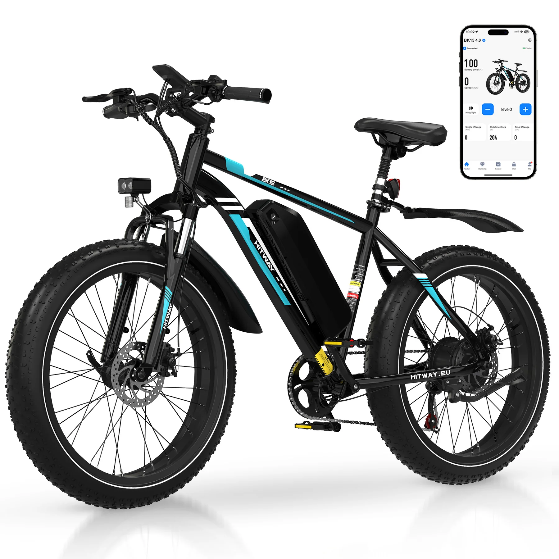 BK15 4.0 Fat Tyre Electric Bike - Image 9