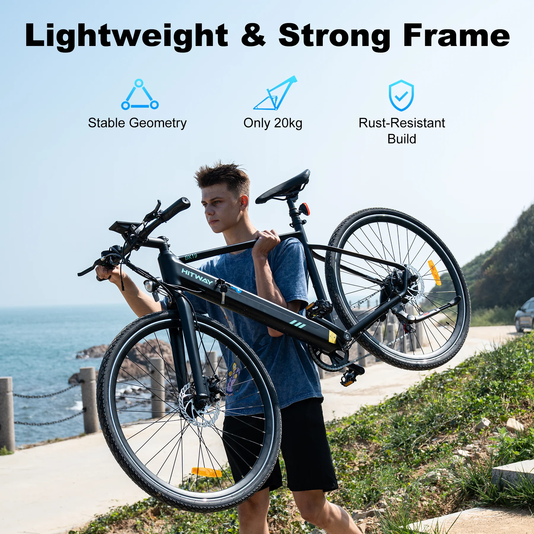 BK19 Road Electric Bike - Image 3