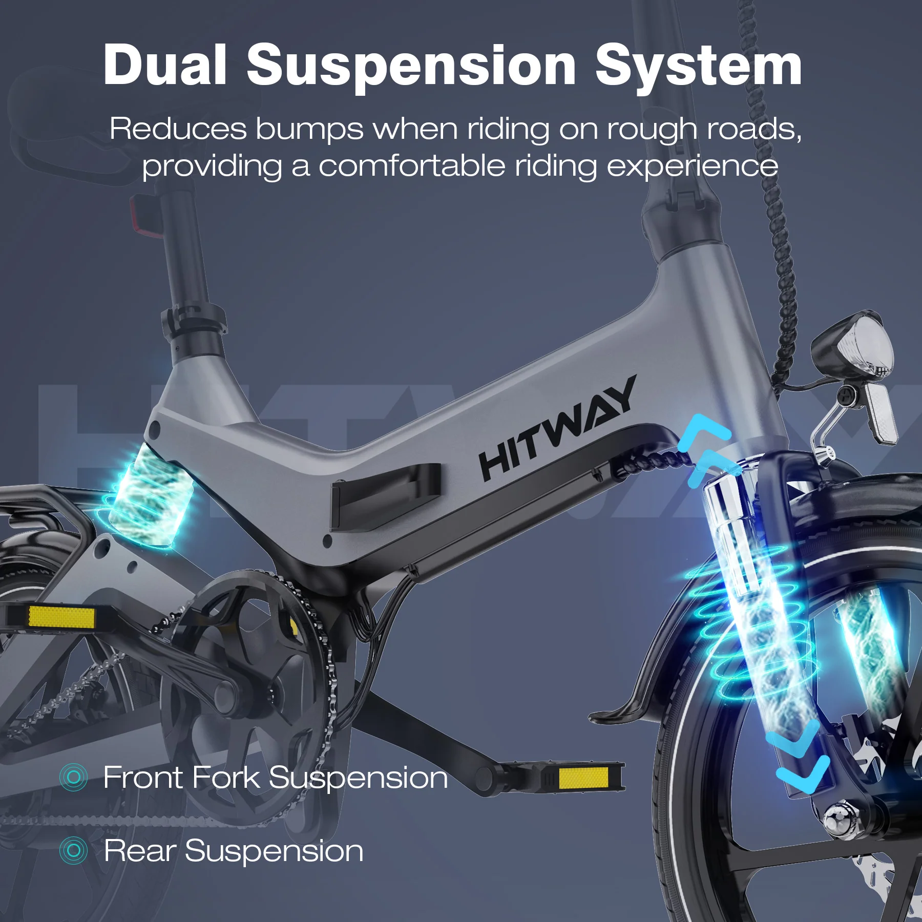 BK2 Folding Electric Bike - Image 3