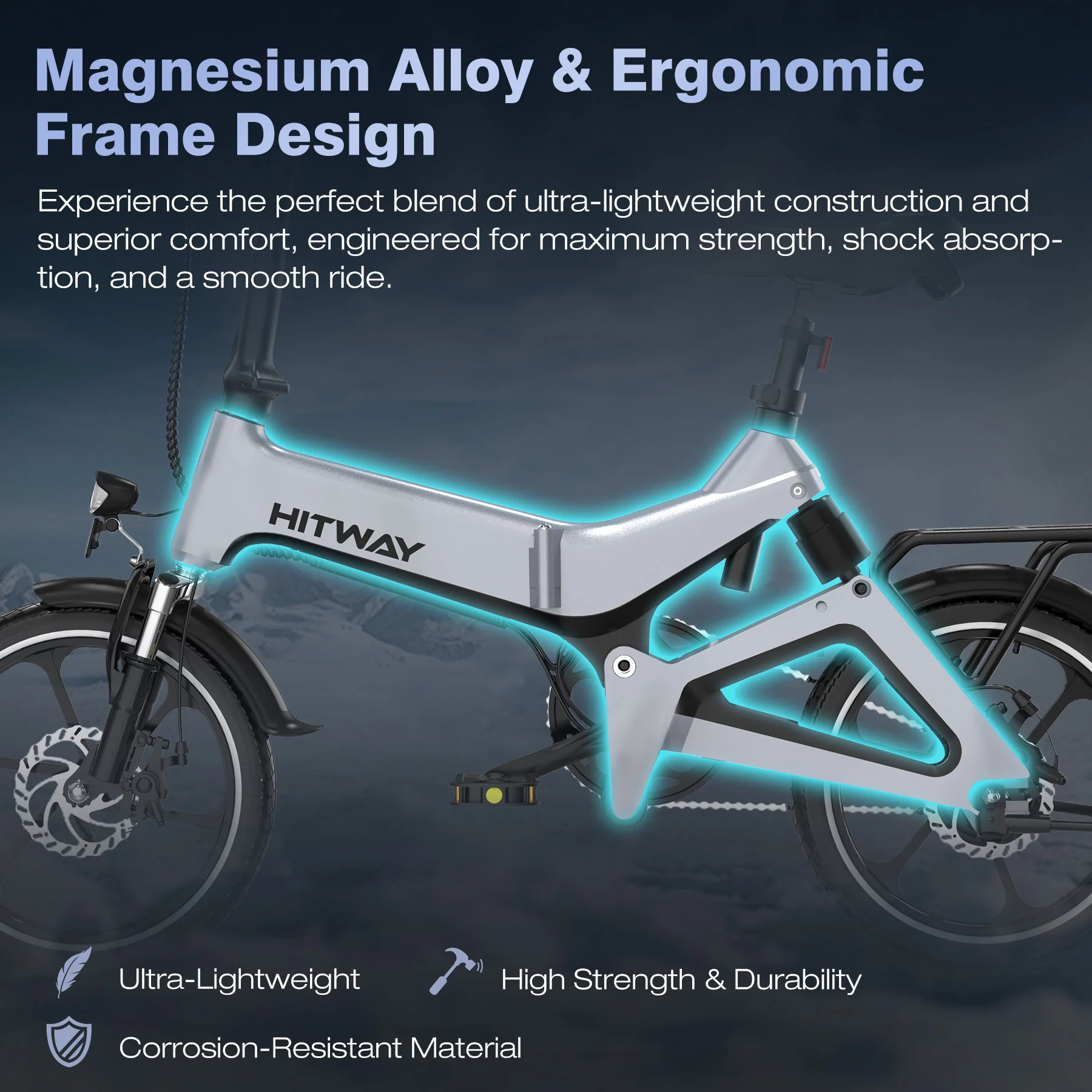 BK2 Folding Electric Bike - Image 4