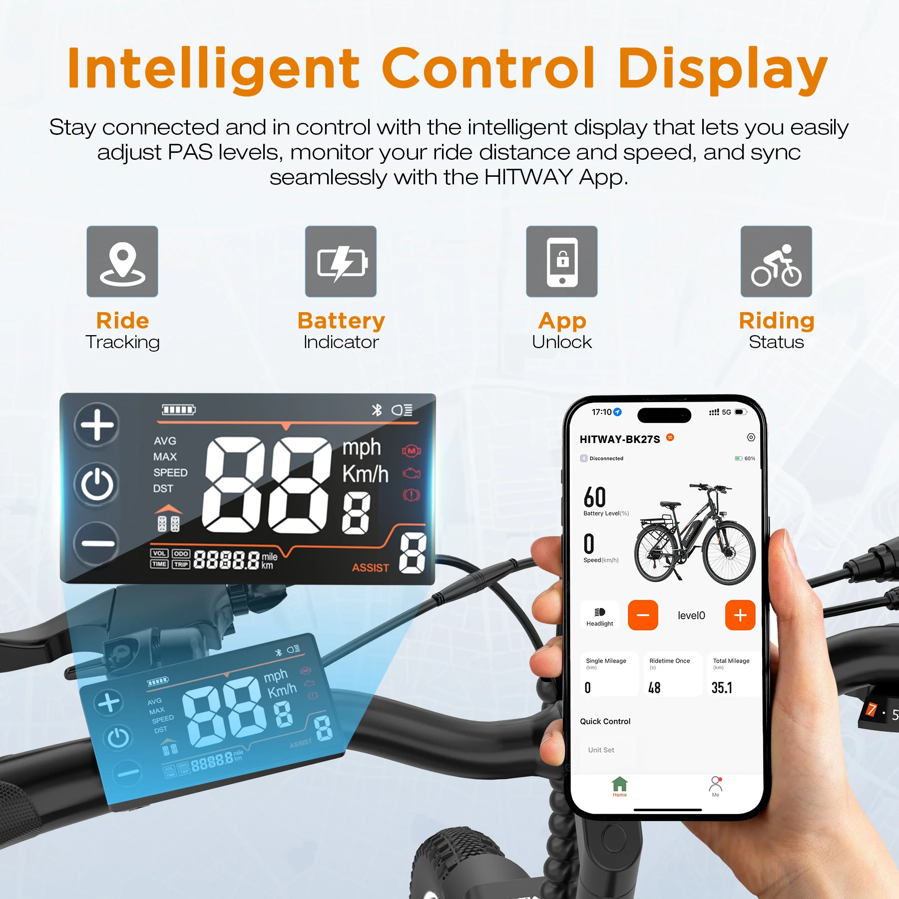 BK27S Electric Bike with APP - Image 4