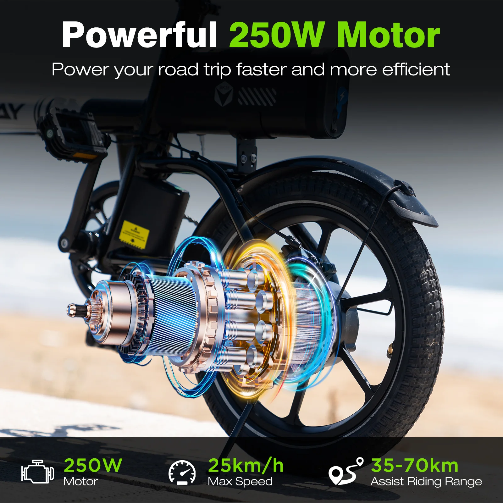 BK35S Folding Electric Bike - Image 4