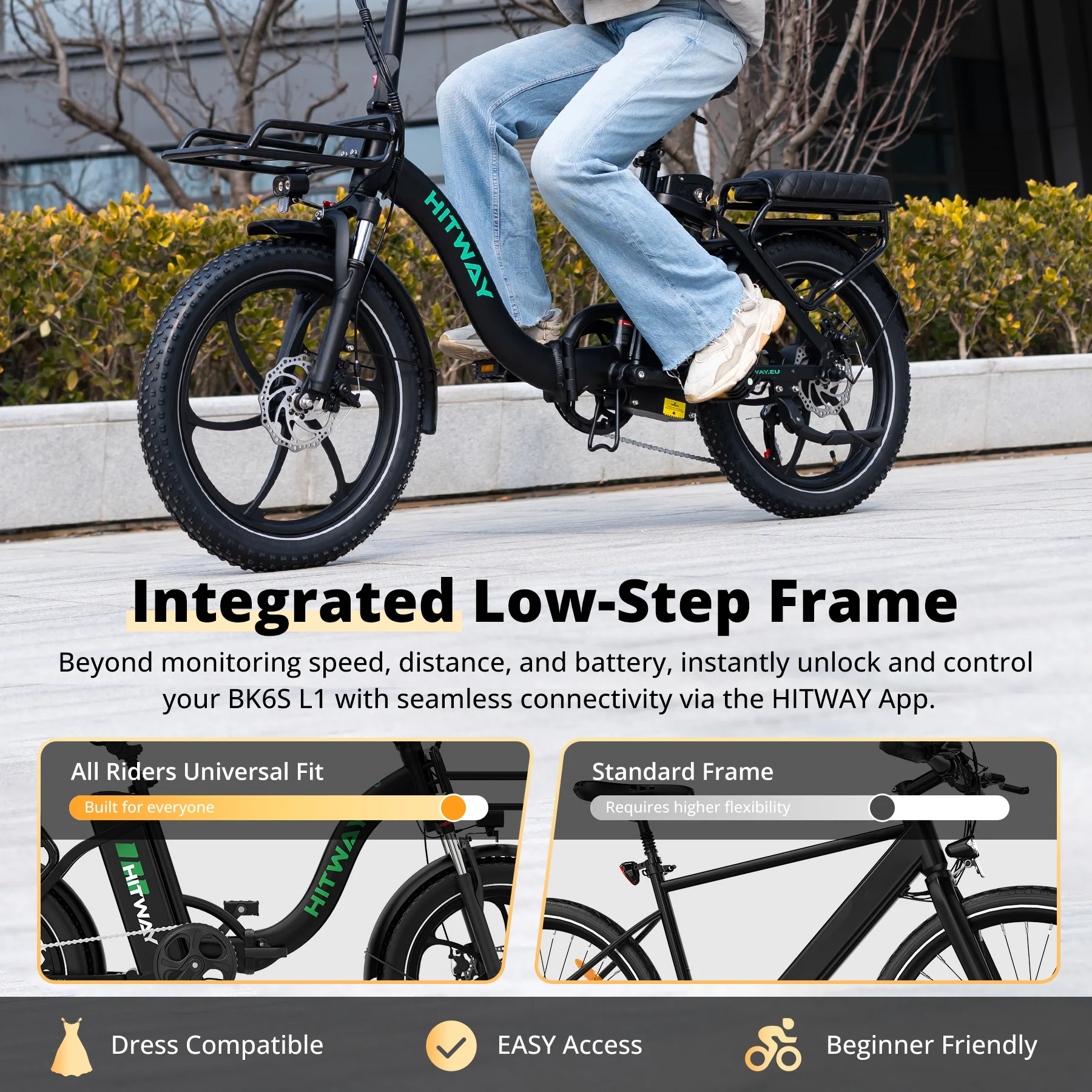 BK6S L1 Folding Electric Bike - Image 4