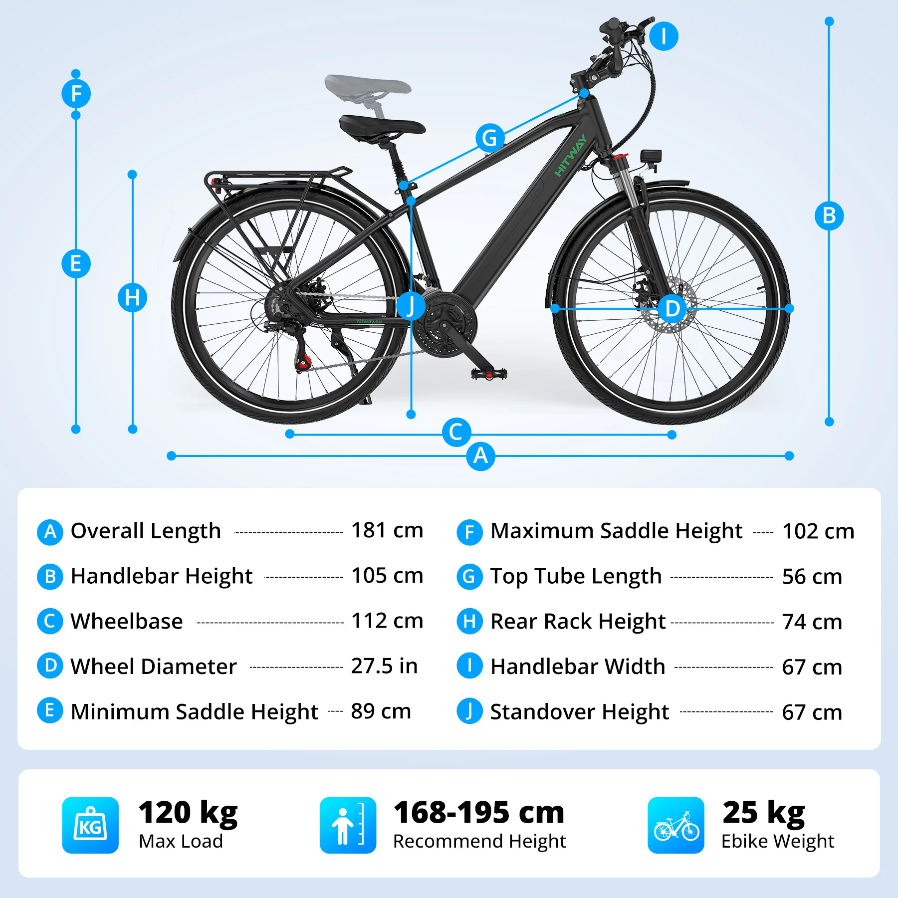 BK7S Pro 27.5 inch Electric Bike - Image 7