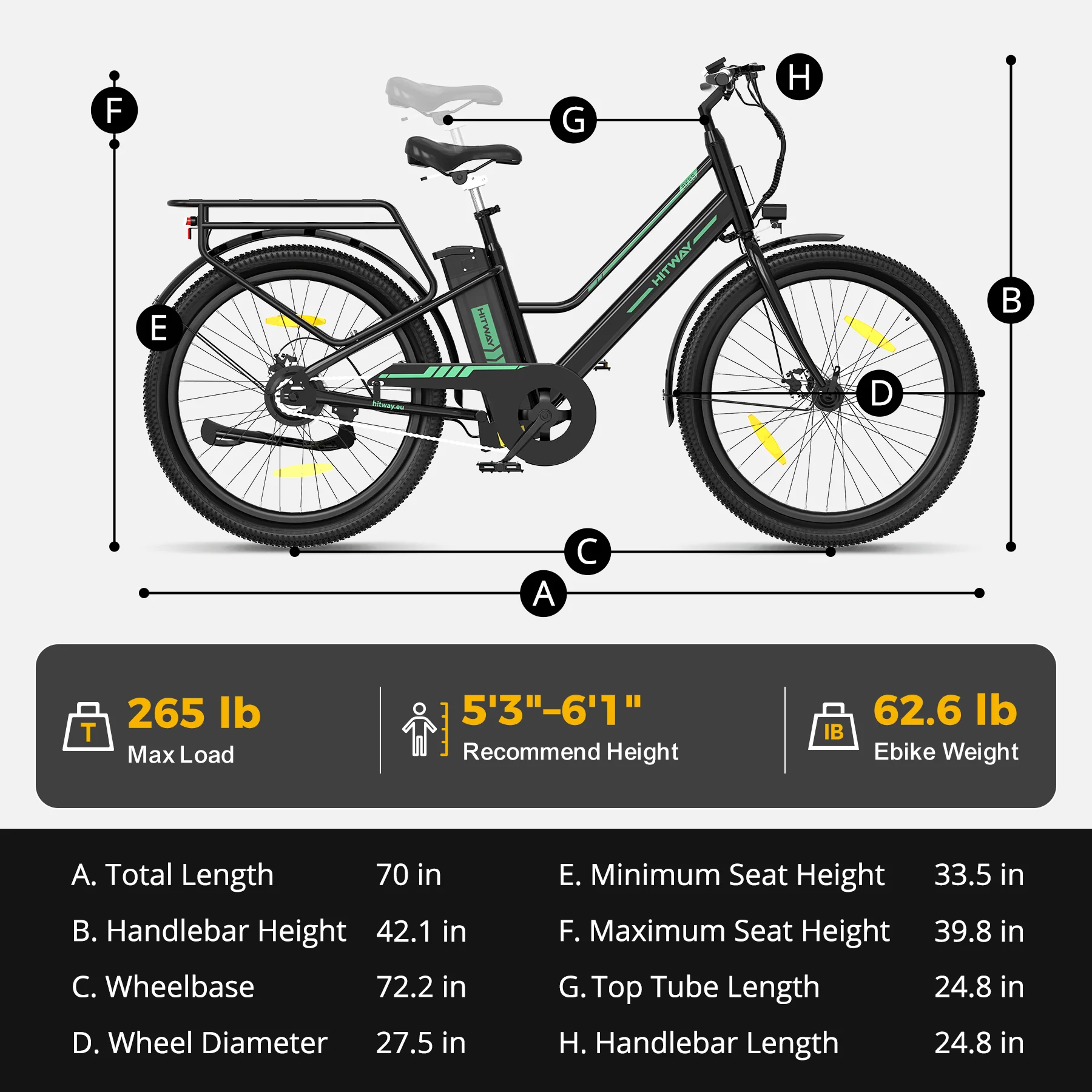 BK8SL 27.5 inch Electric Bike - Image 7