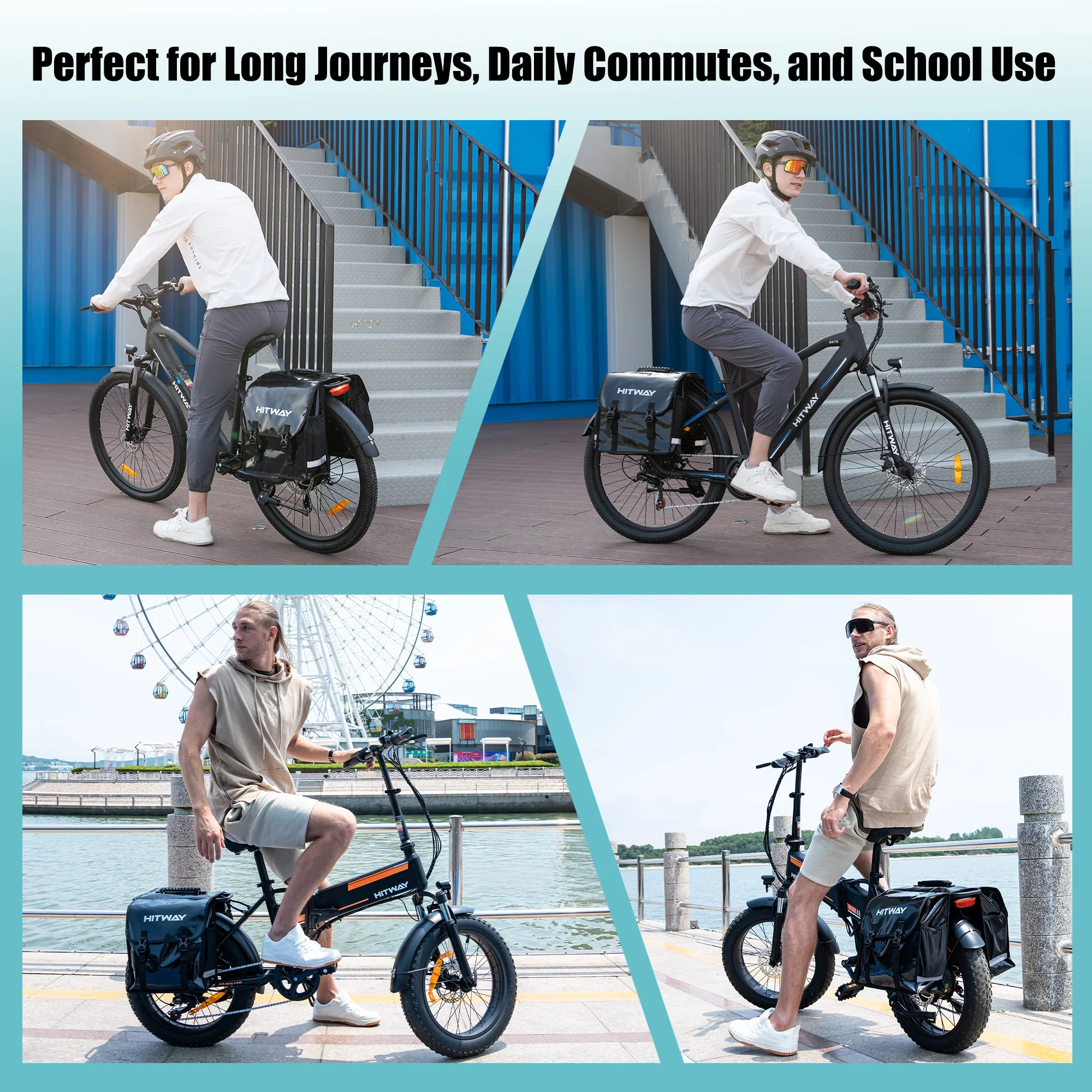 Ebike Double Hanging Bag - Image 6
